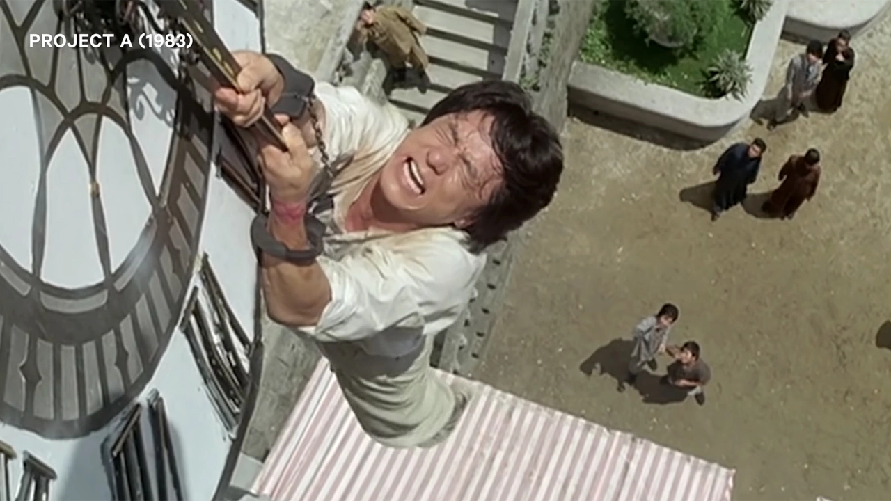 Has Jackie Chan ever used a stunt double in films?